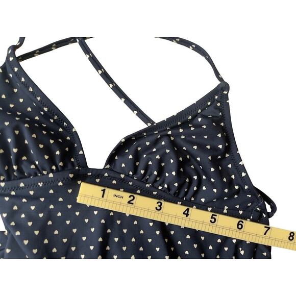 Madewell Polka Dot One Piece Open Back Swimsuit Retro Pin Up Resort - Size 2 - Picture 7 of 11